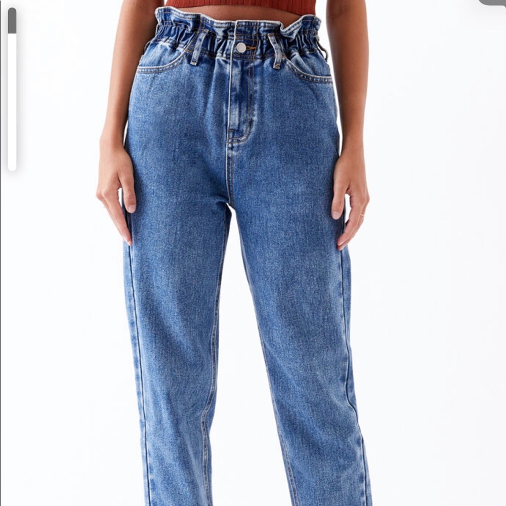 PacSun paperbag waist mom jeans